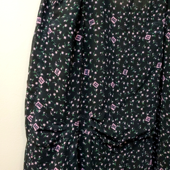 Sandy Liang - "Make Love" C*ondom Floral Print Dress - Size M - Picture 6 of 9